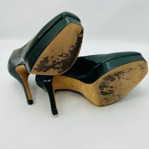 Antonio Melani Hunter Green Patent Leather Pump - Picture 8 of 10
